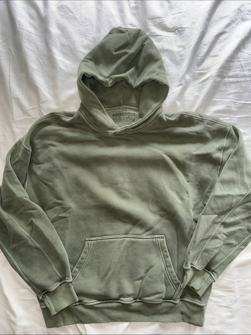 Men's Olive Green Hooded Sweatshirt